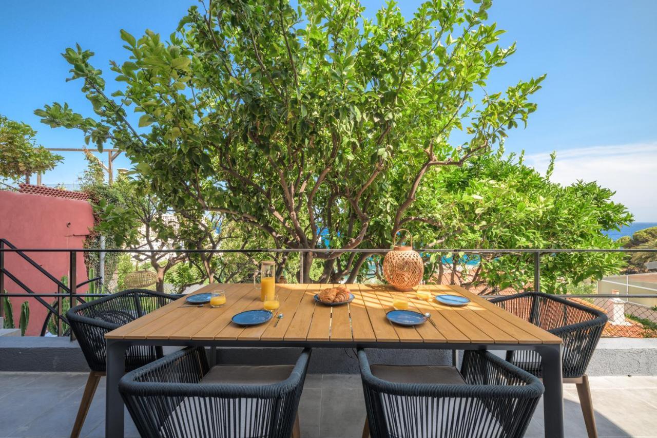 Proche Monaco, Vue Mer, Acces Plage Et Jardin Privatif Saint-Antoine  エクステリア 写真