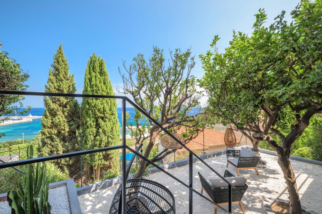 Proche Monaco, Vue Mer, Acces Plage Et Jardin Privatif Saint-Antoine  エクステリア 写真