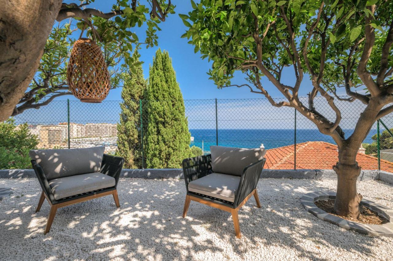 Proche Monaco, Vue Mer, Acces Plage Et Jardin Privatif Saint-Antoine  エクステリア 写真